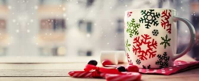 Holiday Mug with Candy Canes