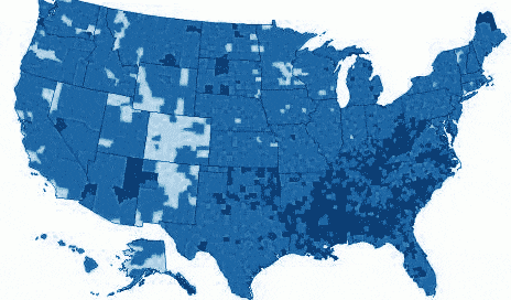 Diabetes Belt Map