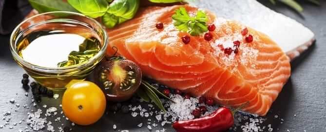 Salmon Preparation with vegetables