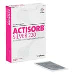 3M Actisorb Silver Antimicrobial Dressing 4.125x4.125 inch Pack of 10 thumbnail