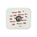 3M Red Dot Monitoring Electrode With Tape And Gel 4x3.5 cm Box of 50 thumbnail