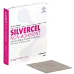 3M Silvercel Non-Adherent Antimicrobial Alginate Dressing 4.25x4.25 inch Pack of 10 thumbnail