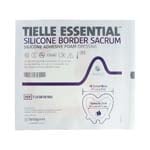 3M Tielle Essential Silicone Border Sacrum Foam Dressing 7.25x7 inch thumbnail