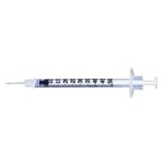 BD Lo-Dose 28G Insulin Syringe Micro-Fine IV Needle 1/2 inch 1/2ml 100ct thumbnail