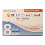 BD Ultra-Fine™ PRO 4mm Pen Needles (32G)