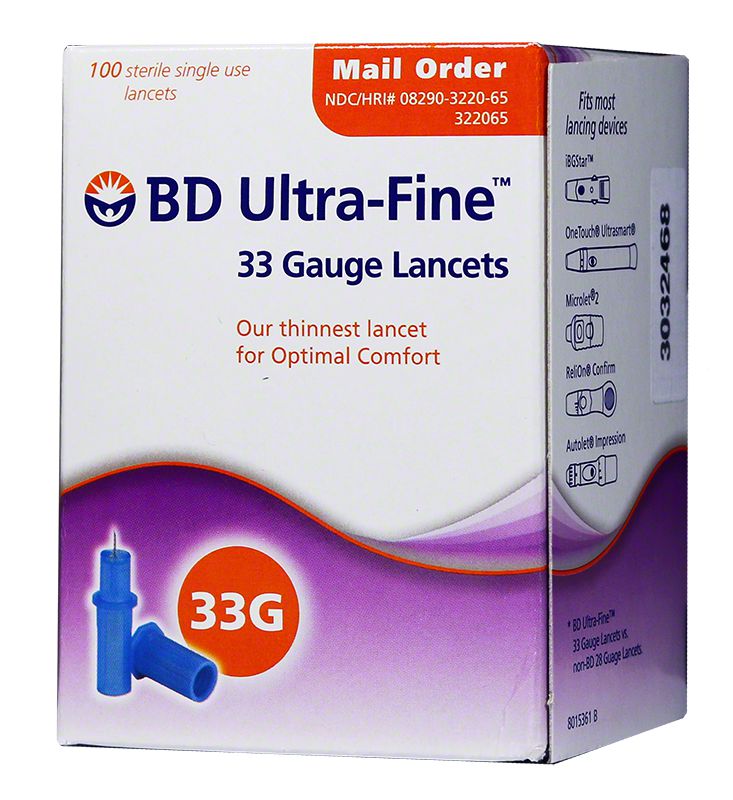 BD Ultra-Fine Diabetic Lancets | Lancets & Devices