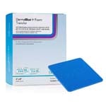 DermaRite Dermablue+ Foam Wound Dressing 4x4x0.25 inch Box of 10 thumbnail