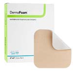 DermaRite DermaFoam Waterproof Foam Wound Dressing No Border 6x6 inch Box of 10 thumbnail