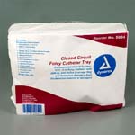 Dynarex Closed Circuit Closed System Foley Catheter Tray 12 FR Case of 10 thumbnail