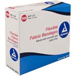 Dynarex Flexible Fabric Adhesive Bandage 0.75x3 inch Box of 100 thumbnail