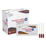 Dynarex Povidone Iodine Swabstick 3's Style Box of 25 thumbnail