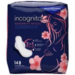 First Quality Incognito by Prevail 3-IN-1 Feminine Pad Maternity Pad Case of 84 thumbnail