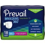 First Quality Prevail Air Plus Briefs Size 2 Large 45-62 inch Package of 18 thumbnail