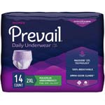 First Quality Prevail Underwear For Women 2X-Large 64-80 inch Waist/Hip Package of 14 thumbnail