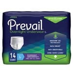 First Quality Prevail Unisex Overnight Underwear Large 44x58 inch Package of 14 thumbnail