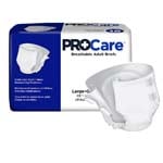 First Quality ProCare Adult Brief Tab Closure Large 45-58 inch Heavy Case of 72 thumbnail