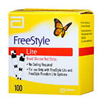 Freestyle Lite Glucose Test Strips Box of 100