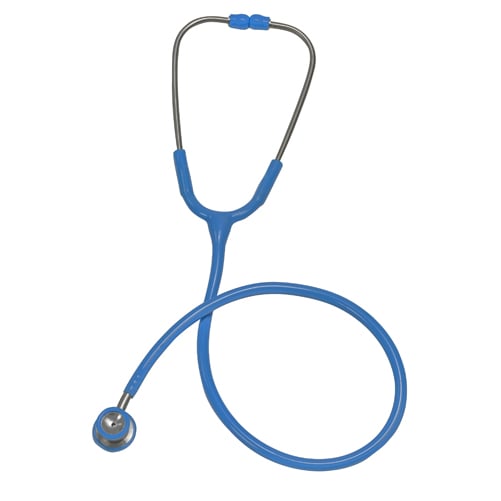 Mabis Signature Series Stainless Steel Infant Stethoscope Light Blue ...