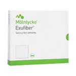 Molnlycke Exufiber Gelling Fiber Wound Dressing 2x2 inch Box of 10 thumbnail