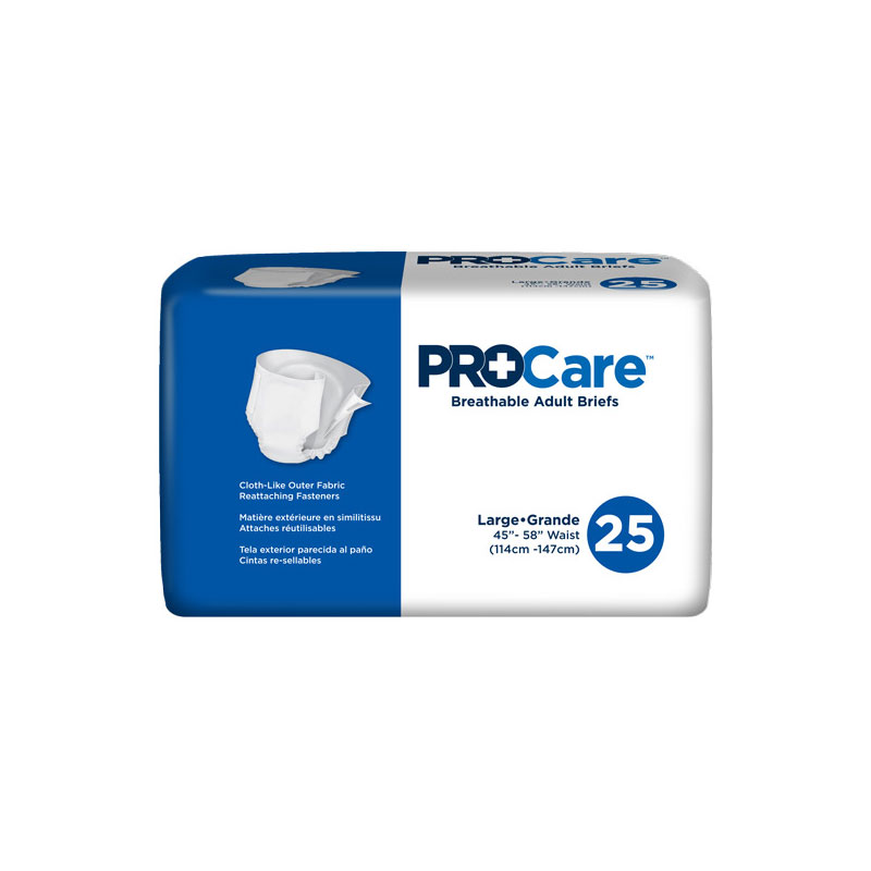 ProCare Breathable Brief LG 45-58 CRB-013/1 Bag of 18