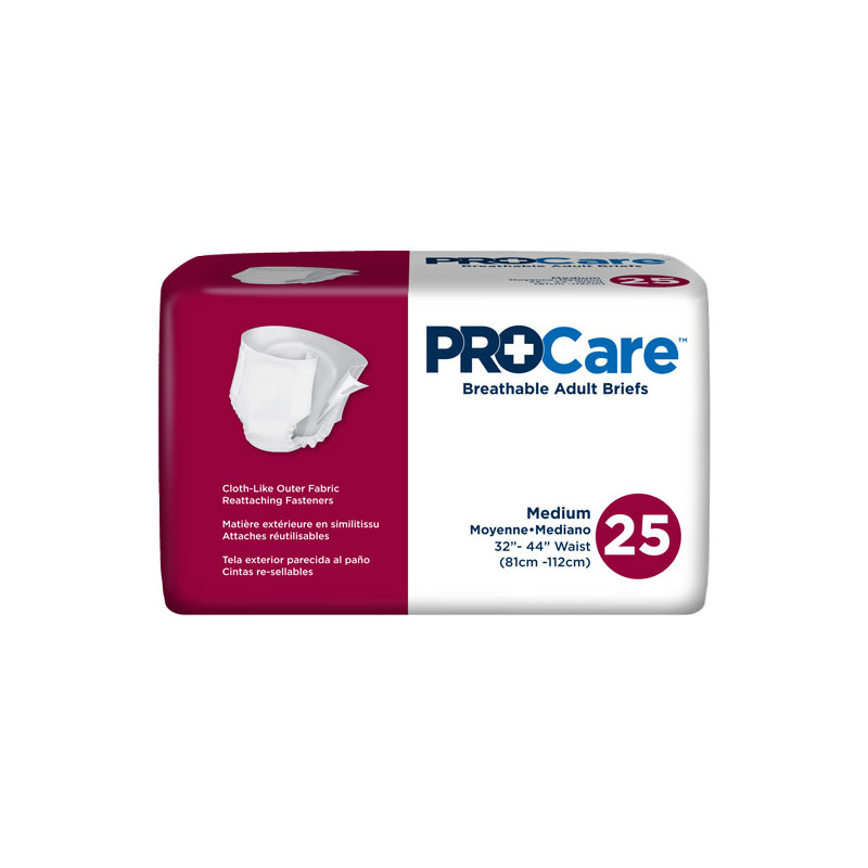 ProCare Breathable Brief MD 32-44 CRB-012/1 Bag of 16