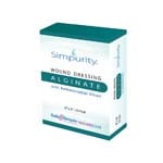 Safe N Simple Simpurity Silver Alginate 2x2 inch Pad Box of 10 thumbnail