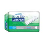 Secure Personal Care TotalDry Dual Pads 11 inch Long (x2) Case of 180 thumbnail