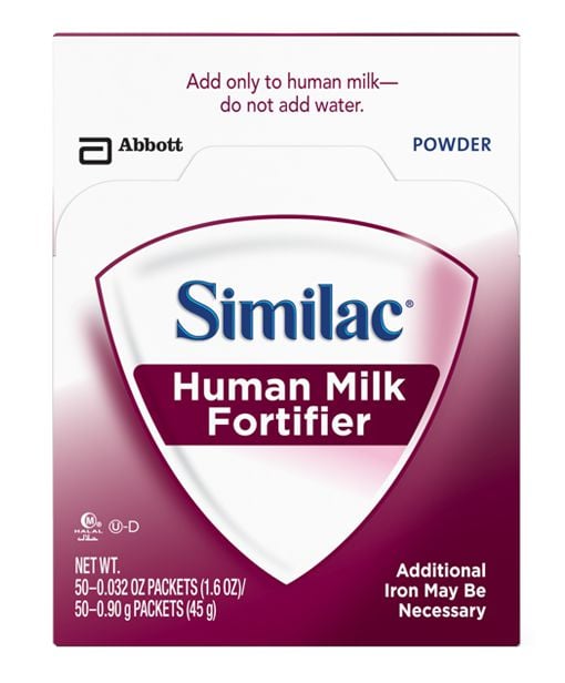 Abbott Similac with Iron Human Milk Fortifier Powder Box of 50 | ADW ...