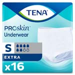 Tena Extra Absorbency Protective Underwear Small 25-35 inch Package of 16 thumbnail