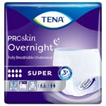 Tena Protective Underwear Overnight Super Large 45-58 inch Case of 56 thumbnail