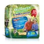 Unique Wellness Absorbent Underwear 3X-Large 80-95 inch Case of 32 thumbnail